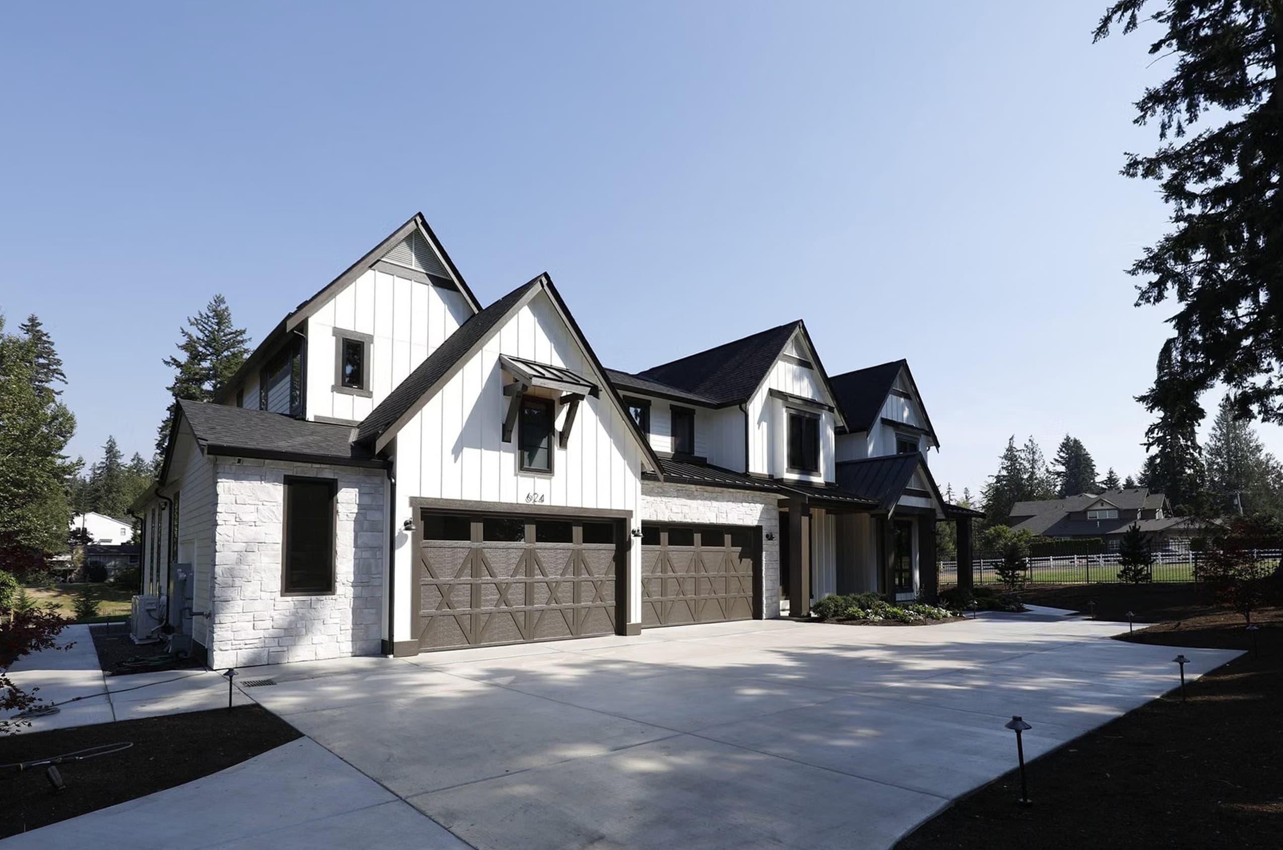 Contemporary Flat-Roof Entry before edit